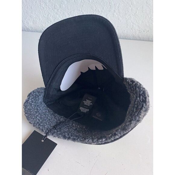 Harley Davidson Willie G Skull Black Hat Cap Ear Flap Fitted Men’s 7 1/2 XL NEW - Picture 8 of 10
